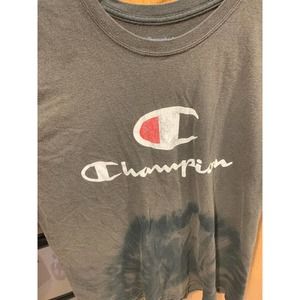 Champion tie dye black vintage T-shirt